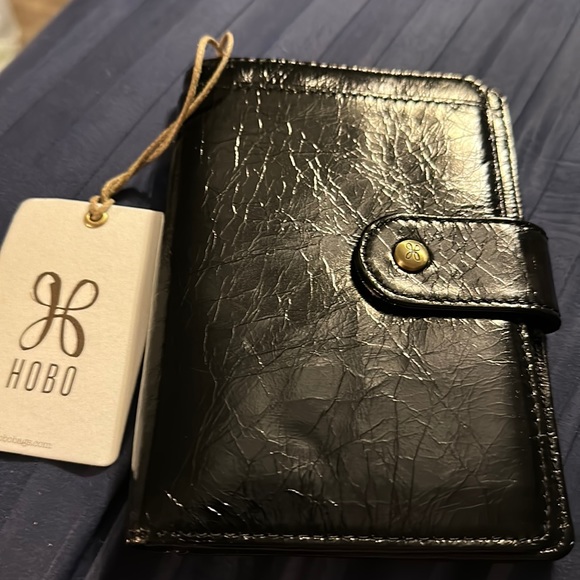 HOBO Bags Black Genuine Leather Hobo Wallet Poshmark